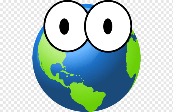 Планета земля с улыбкой