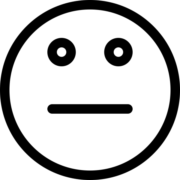 Грустный смайлик
