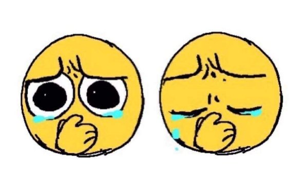 Плачущий смайлик Мем