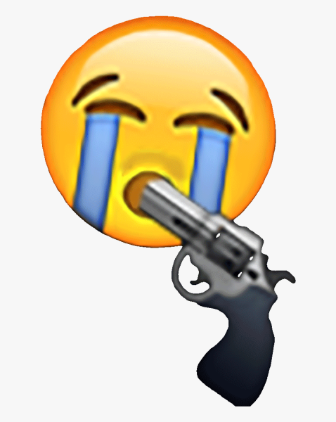 Смайл с пистолетом во рту