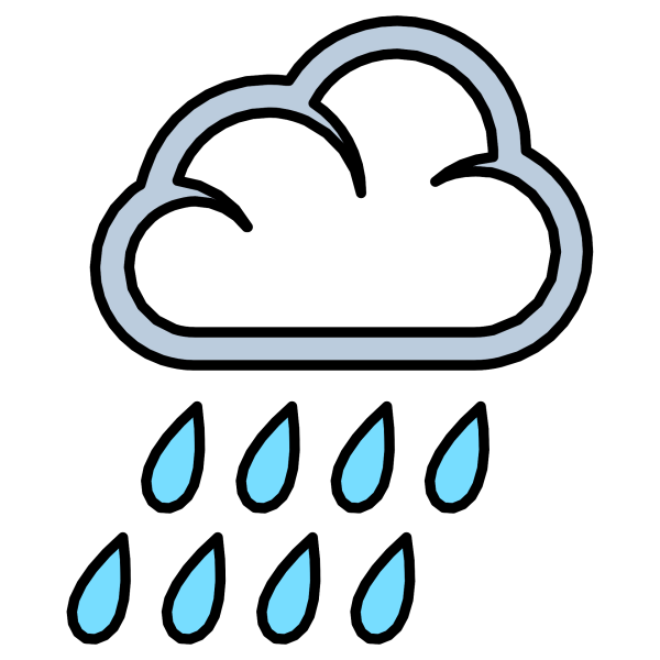 Эмодзи дождь