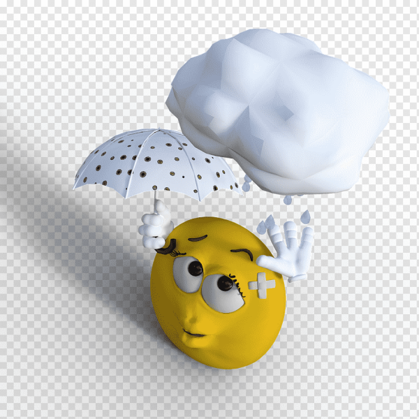 Смайлик дождь