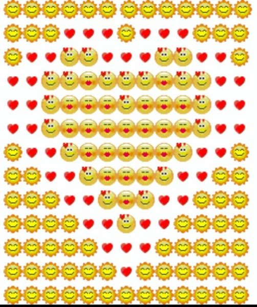 Картинки из смайлов