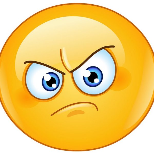 Недовольный смайлик
