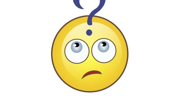 Смайлик с вопросительным знаком