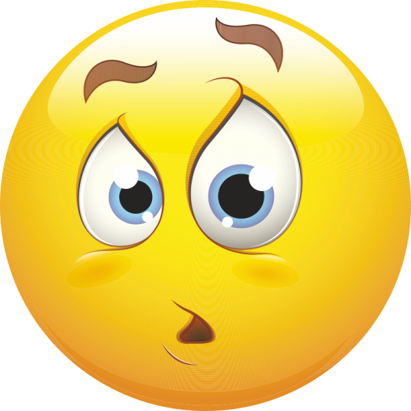 Удивленный смайлик