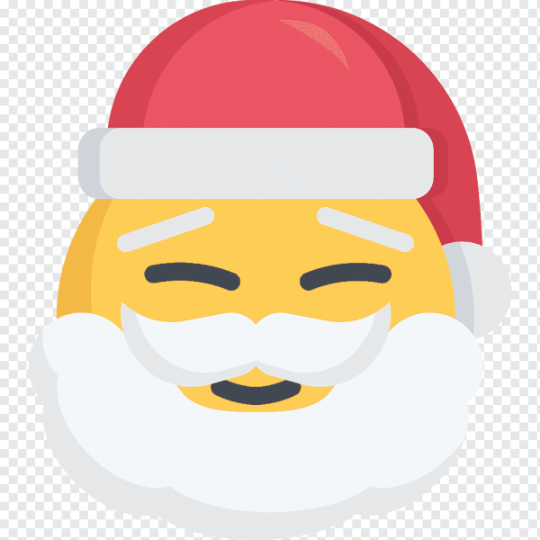 Смайлик дед Мороз