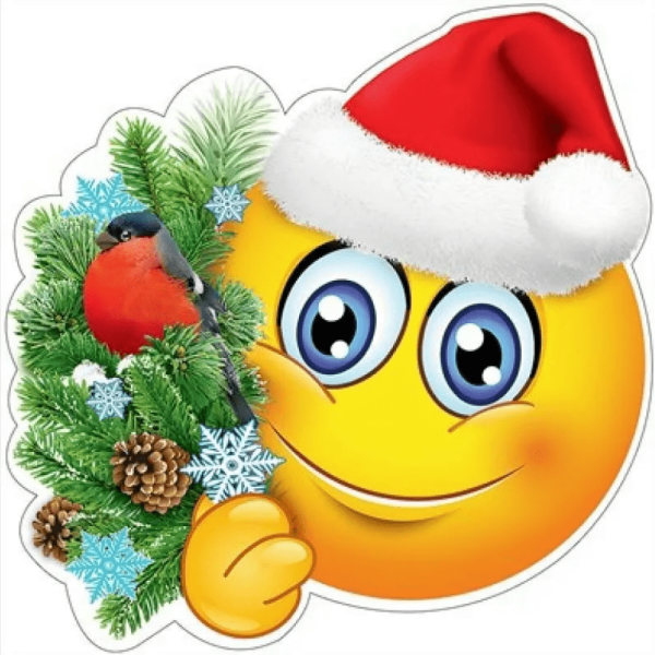 ЭМОДЖИ дед Мороз