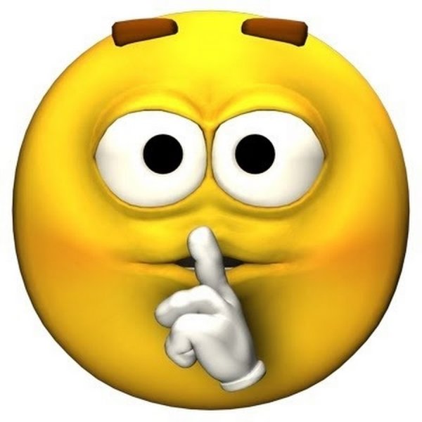 Смайлик тишина