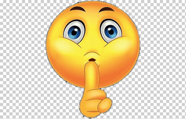 Смайлик который показывает тихо