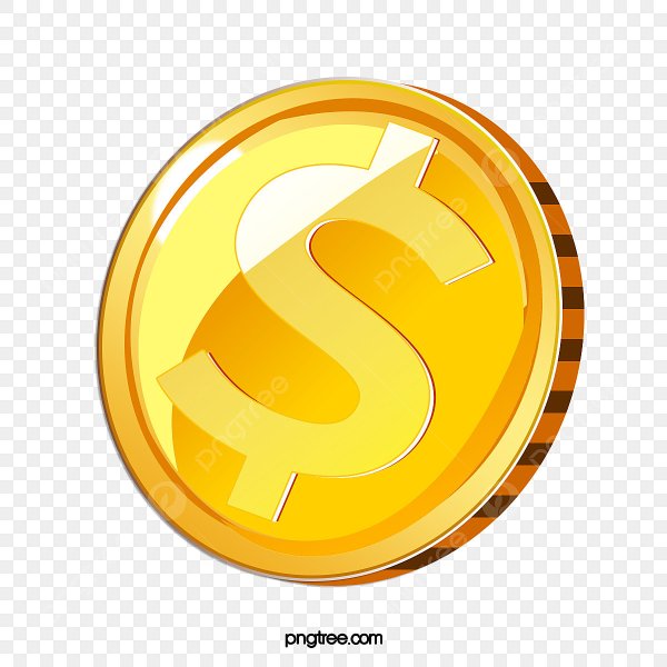 Золотая монета эмодзи