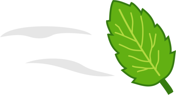 Листья мультяшные без фона