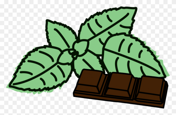 Мятная шоколадка рисунок