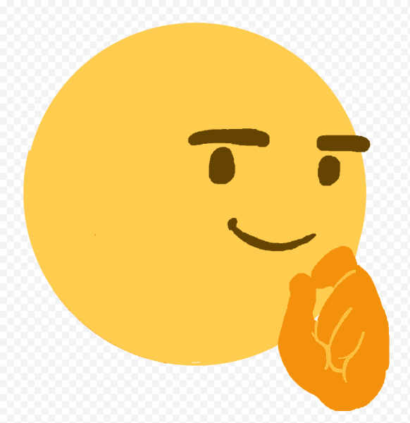 Думающий смайлик