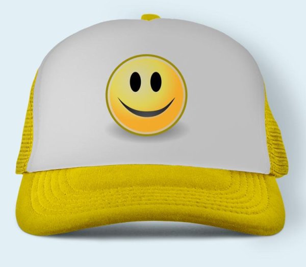 Смайлик в кепке картинки