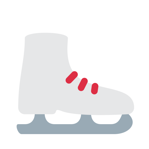 Смайлик на коньках