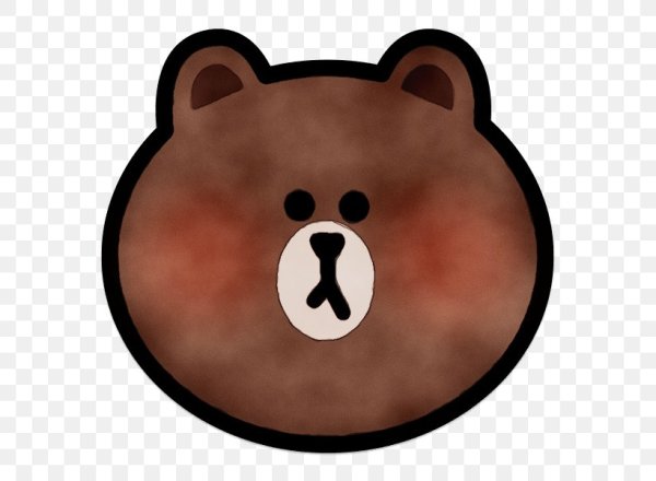 Медведь стикер