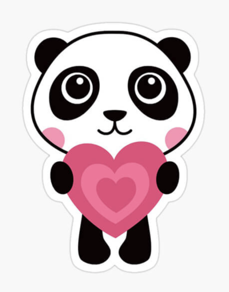 Стикеры с пандочками