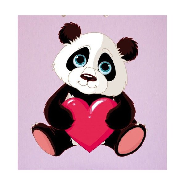 Пандочка с сердечком