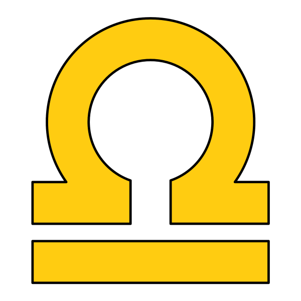 Эмодзи весы Зодиак