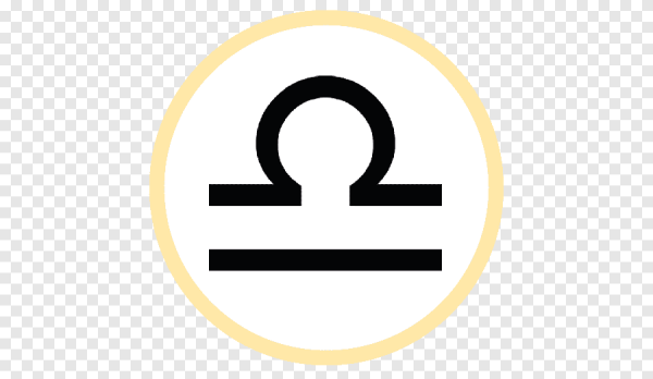 Знак весы вектор