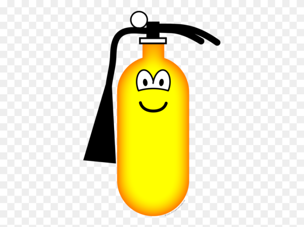 Огнетушитель на прозрачном фоне