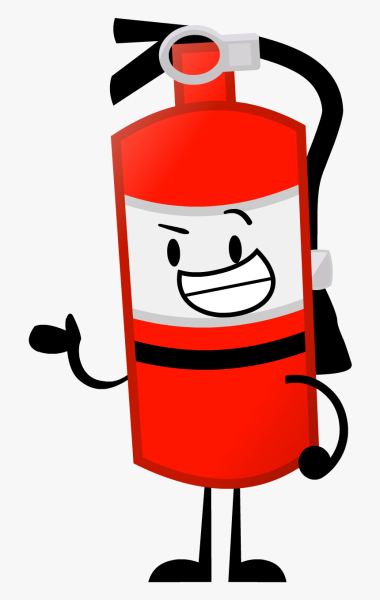 Огнетушитель на прозрачном фоне
