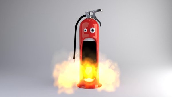 Огнетушитель без фона