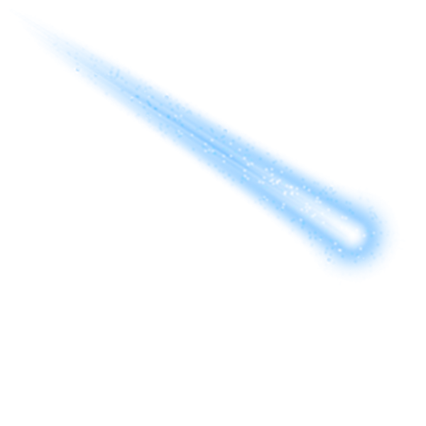 Комета без фона