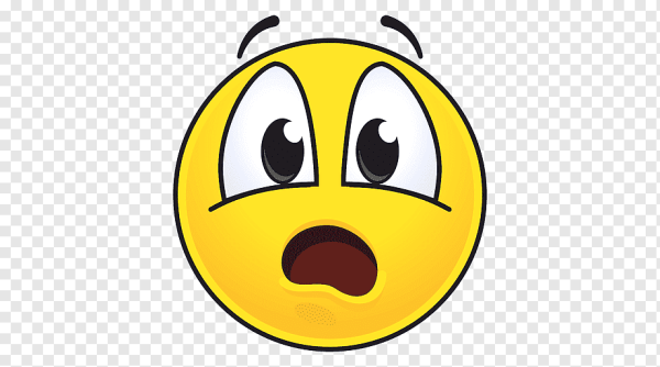 Напуганный смайлик