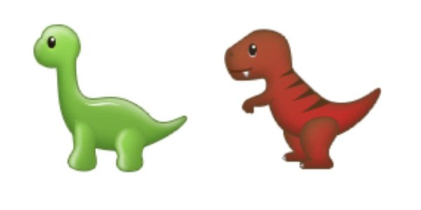 Эмодзи динозавр