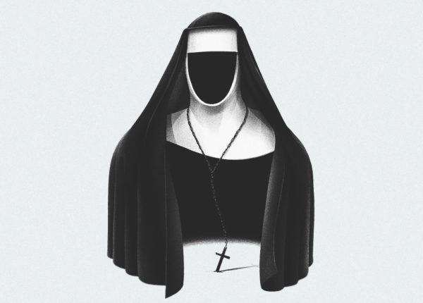 Монахиня в капюшоне