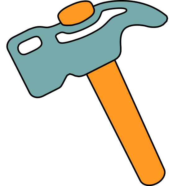 Молоток на прозрачном фоне