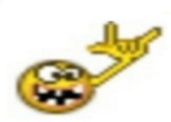 Глаза крестики и улыбка