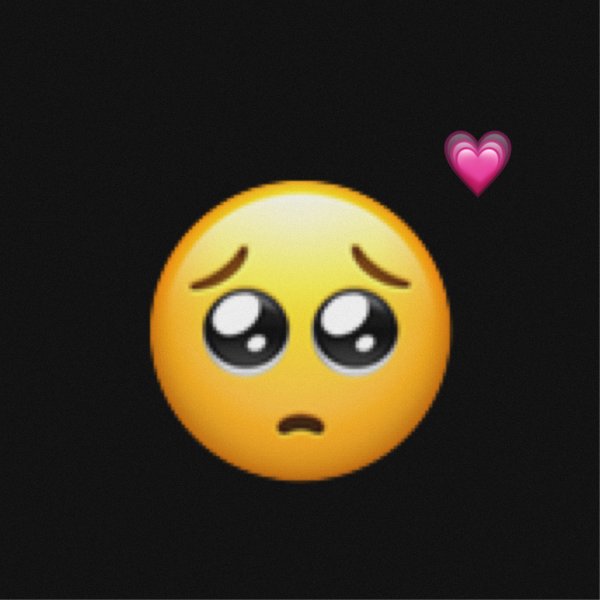 Смайлик на темном фоне