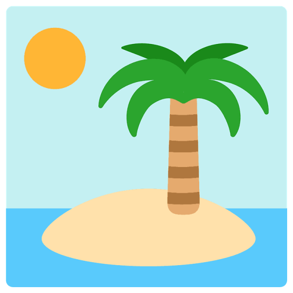 Пальма стикер