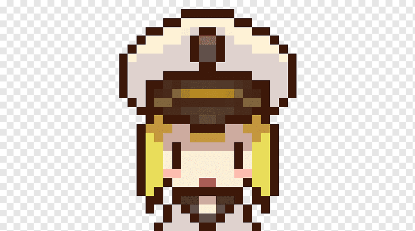 Грустное пиксельное лицо