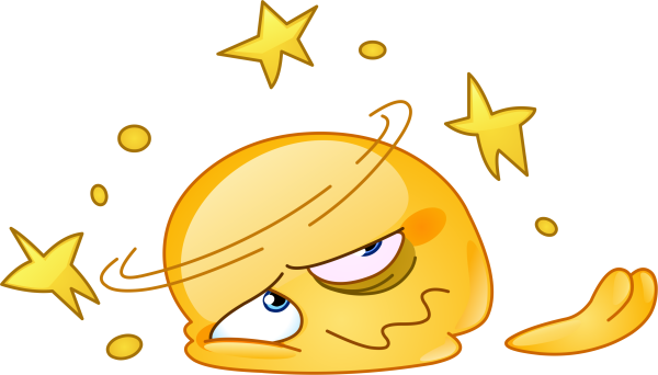 Смайлик кружится голова