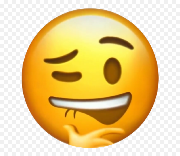 Смайлик с прикусанной губой