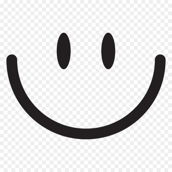 Улыбка на прозрачном фоне