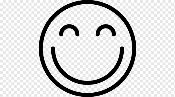 Смайлики чёрно белые