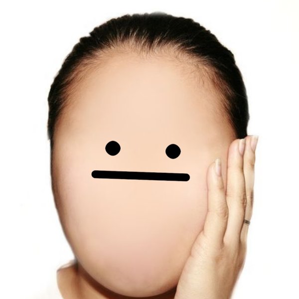 Каменное лицо смайлик