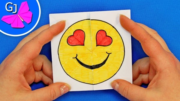 Рожицы из бумаги