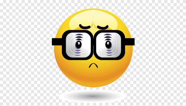 Смайл умный в очках