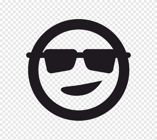 Смайлик в чёрных очках