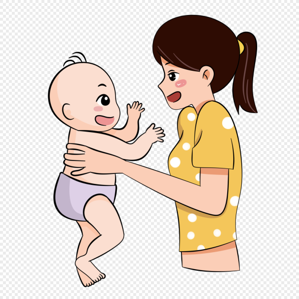 Смайлик мать с младенцем