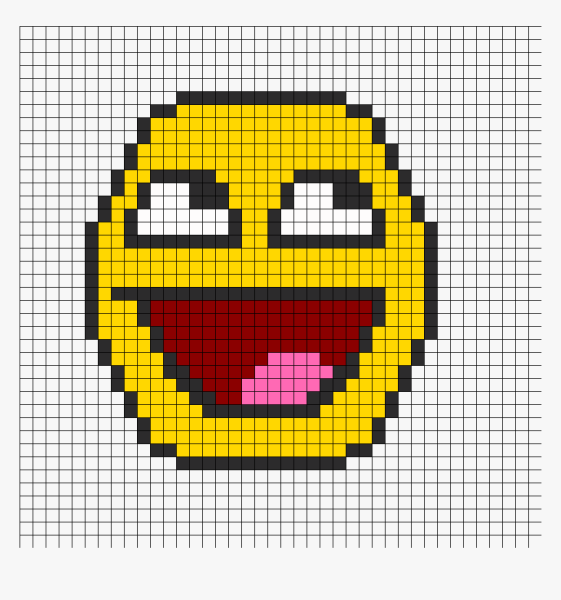 Смайлики по клеточкам