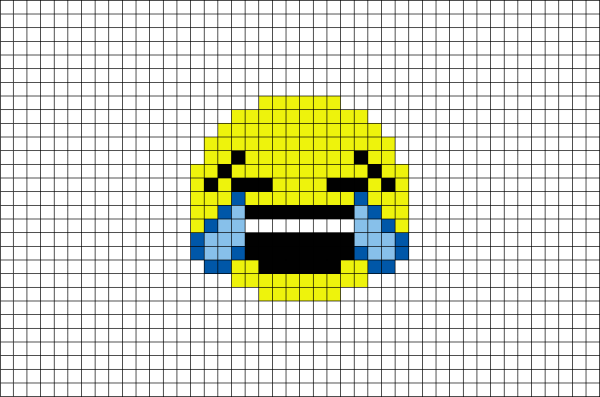 Рисунки по клеточкам в тетради смайлы