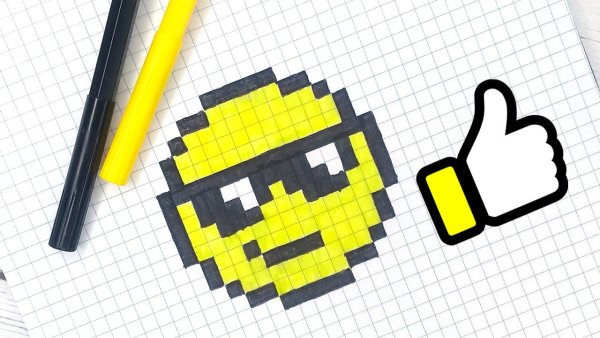 Лайк по клеточкам