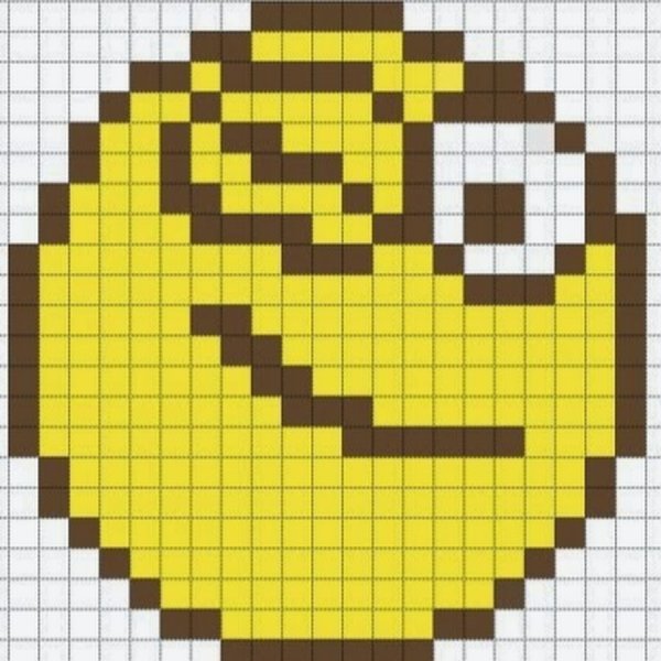 Смайлики в клеточку